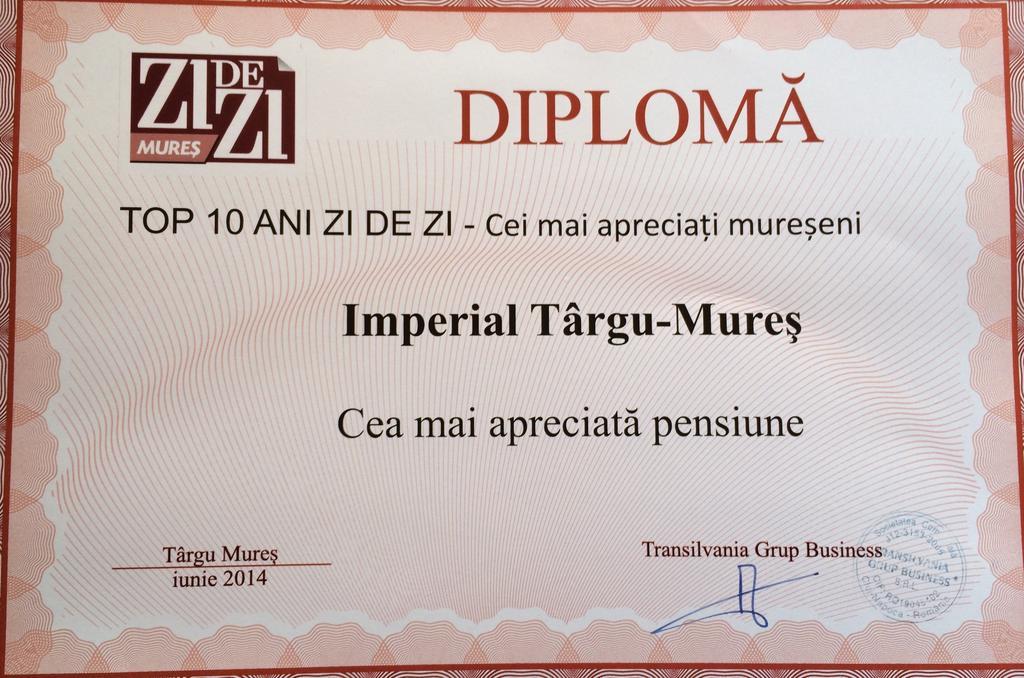 Pensiunea Imperial Târgu-Mureş Exterior foto